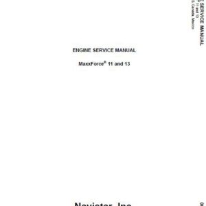 Navistar MaxxForce 11/13 Diesel Engine Service Manual