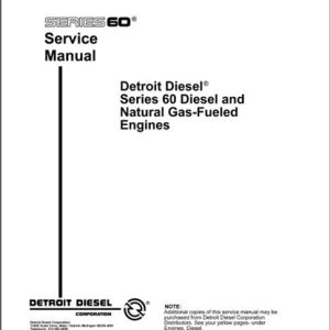 Detroit Diesel Series 60 Service Manual