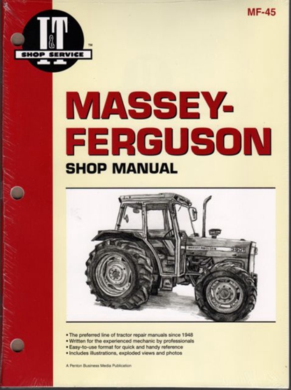Massey Ferguson 362, 365, 375, 383, 390, 390T, 398 Tractor - I&T Shop Manual MF-45