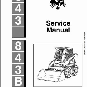 Bobcat 843 Skid Steer Loader Service Manual