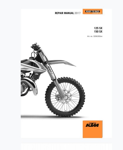2017 KTM 125 150 SX Service Repair Manual