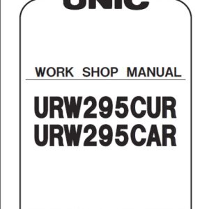 Furukawa URW295CUR URW295CAR Workshop Service Manual