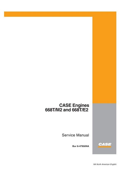 Case 668Tm2 668Te2 Engine Service Manual