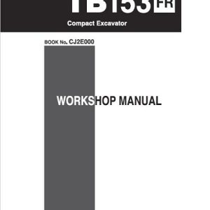 Takeuchi TB153FR Compact Excavator Workshop Manual