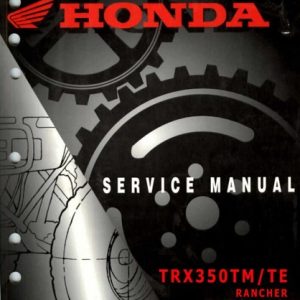 Honda TRX350TM Rancher Service Manual