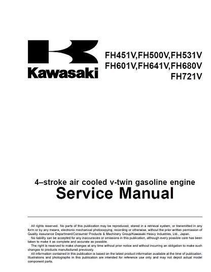Kawasaki FH680V Engine Service Manual