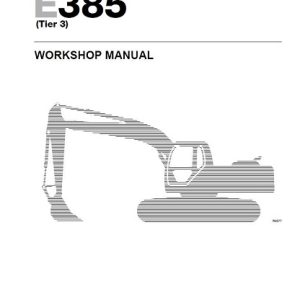 New Holland E385 Tier3 Excavator Workshop Manual