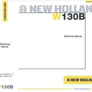 New Holland W130B Wheel Loader Workshop Manual