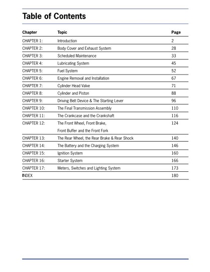 GY6 50cc-150cc Scooter Service Manual