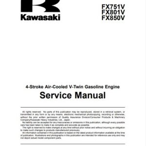 Kawasaki FX751V,FX801V,FX850V Service Manual