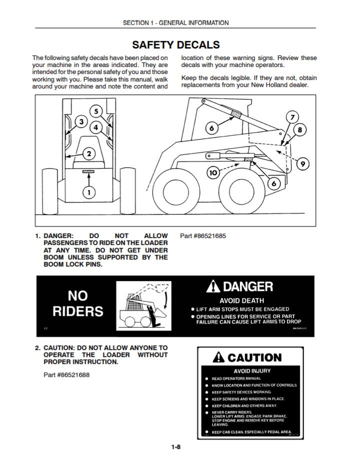 New Holland L565 LX565 LX665 Service Manual - Image 3