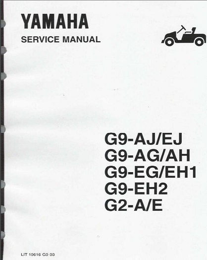Yamaha G2-E Golf Cart Service Repair Manual