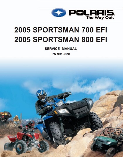 2005 POLARIS Sportsman 700 800 EFI Service Manual