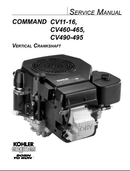 Kohler COMMAND CV15 Service Manual