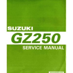 Suzuki Gz250 Service Manual‎