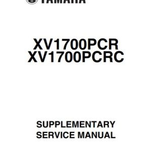 Yamaha XV1700 Service Repair Manual