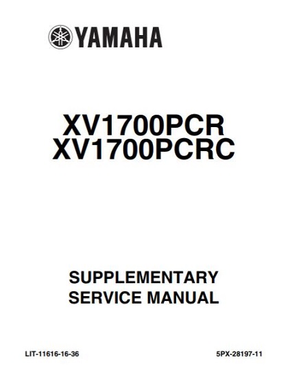 Yamaha XV1700 Service Repair Manual