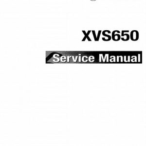 Yamaha XVS650 V-Star Service Repair Manual