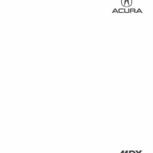 2003-2006 Acura MDX Service Repair Manual