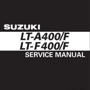 Suzuki Eiger 400 Service Repair Manual (LT-F400/400F)