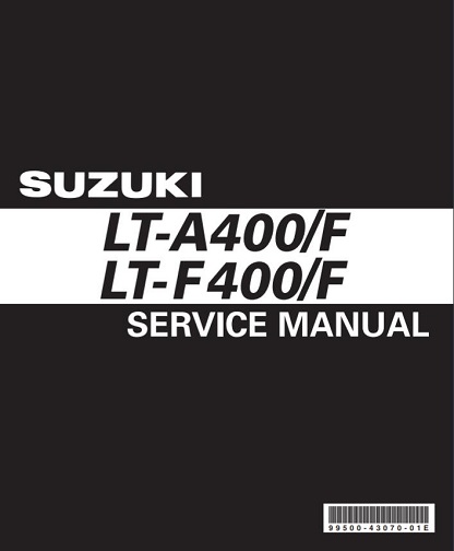 Suzuki Eiger 400 Service Repair Manual (LT-F400/400F)