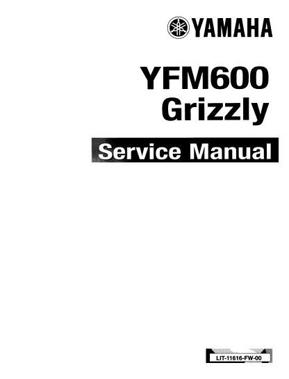 Yamaha Grizzly YFM660 Service Manual