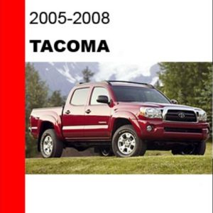 2005-2008 Toyota Tacoma Service Repair Manual