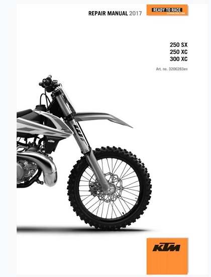 2017 KTM 250-300 SX XC Repair Maual