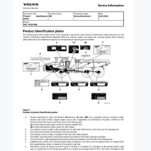 Volvo dumper A25D A30D Service Manual