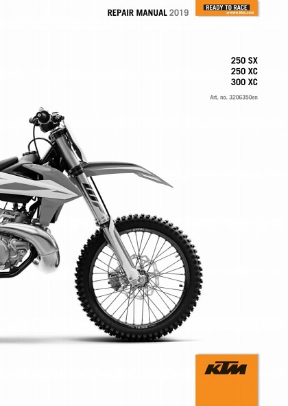 2019 KTM 250-300 SX XC Service Repair Manual