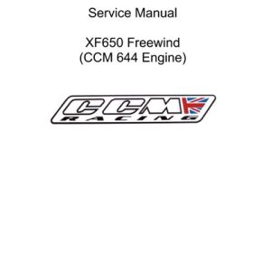 1996-2001 Suzuki XF650 Freewind Service Repair Manual