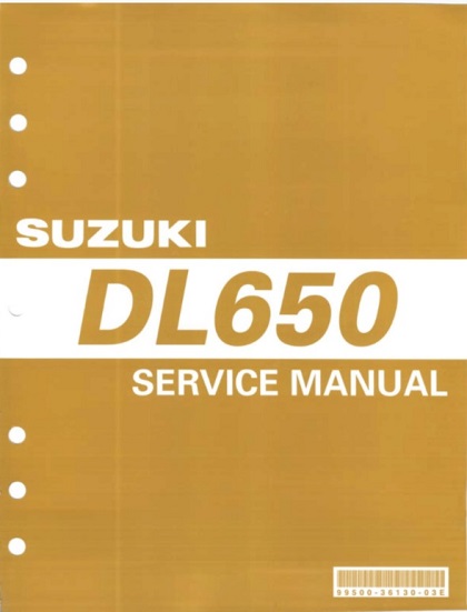 2004 Suzuki DL650 Service Repair Manual