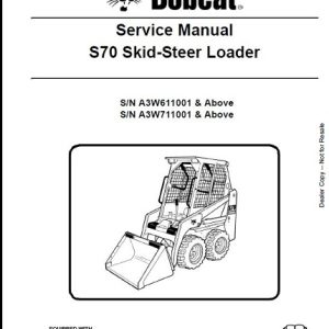 Bobcat S70 Skid - Steer Loader Service Manual