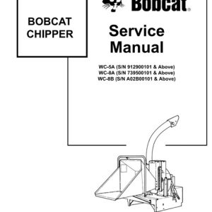Bobcat Chipper Service Repair Manual