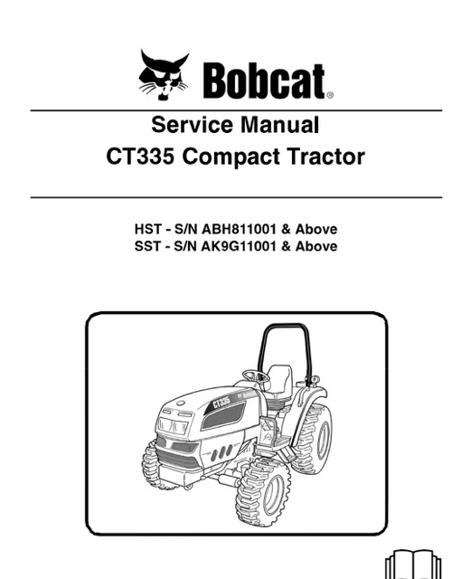 Bobcat CT335 Compact Tractor Service Manual