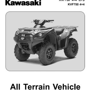 2012-2013 Kawasaki Brute Force 750 4X4i, KVF750 4X4 Service Manual
