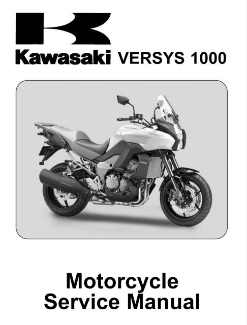 2012 Kawasaki Versys 1000 KLZ1000AC Service Manual