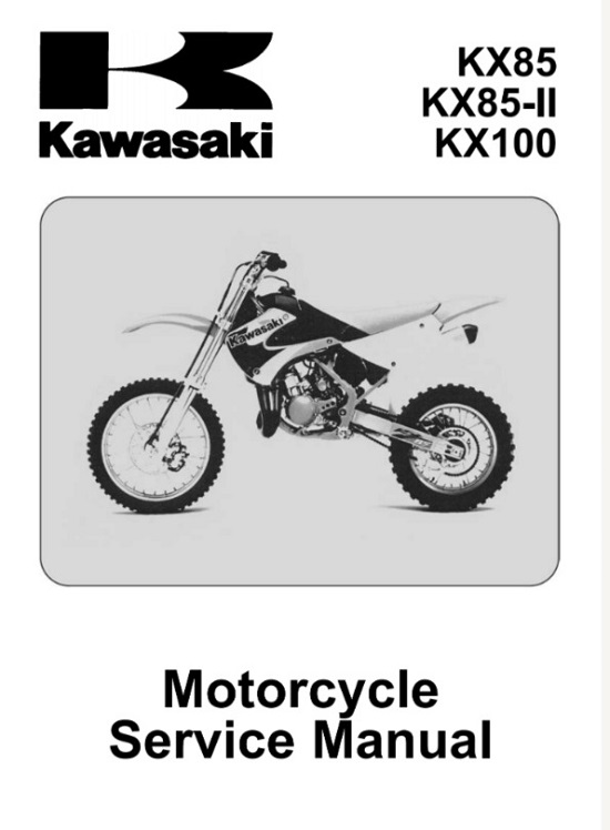 2001-2011 Kawasaki KX85, KX100 Service Manual
