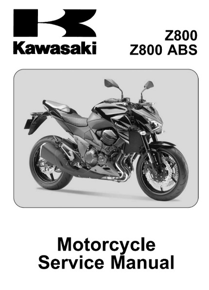 2013 Kawasaki Z800, Z800 ABS Service Manual