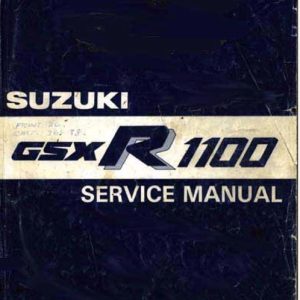1986-1988 Suzuki GSX-R1100 Service Repair Manual