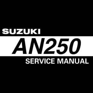 1999-2000 Suzuki AN250 Service Repair Manual