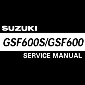 2000-2002 Suzuki GSF600, GSF600S Service Manual