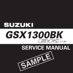 2008 Suzuki GSX1300BK B-King Service Manual