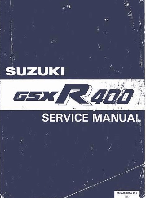 1985 Suzuki GSX-R400 GK71B Service Manual Download