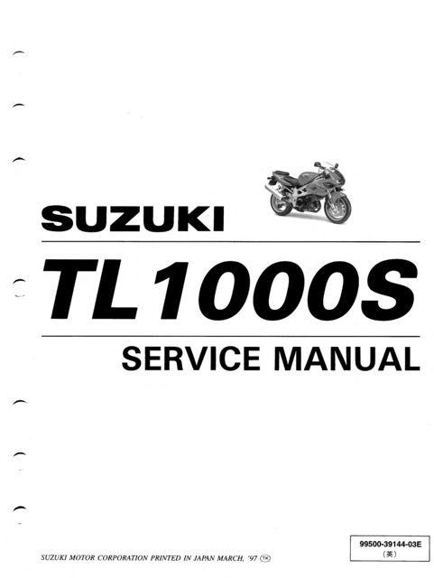 1997-2001 Suzuki TL1000S Service Repair Manual