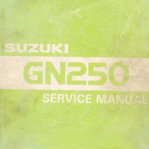 1982-1983 Suzuki GN250 Service Repair Manual