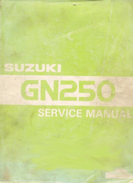 1982-1983 Suzuki GN250 Service Repair Manual