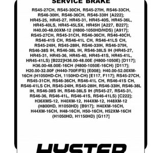Hyster B917 (H800HDS, H900HDHDS, H970HDHDS, H1050HDHDS) Internal Combustion Engine Trucks Service Manual