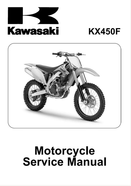 2009-2011 Kawasaki KX450f Service Manual
