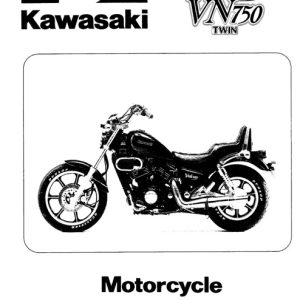 1984-2001 Kawasaki Vulcan VN750 Twin Service Manual